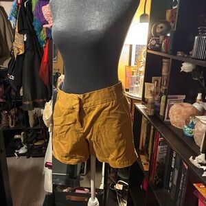 Casual Mustard Yellow Men’s Shorts